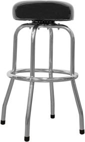 img 2 attached to 💪 WEN 73016 Heavy-Duty Chrome Shop Bar Stool with 300-Pound Weight Capacity