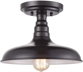 img 4 attached to 🔦 Enhance Your Space with the DANSEER Industrial Oil Rubbed Bronze Semi Flush Mount Ceiling Light