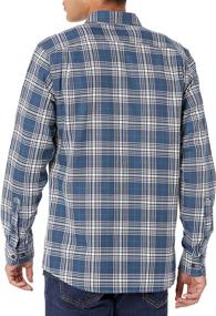 img 3 attached to Goodthreads Slim Fit Long Sleeve Herringbone Heather Men's Clothing for Shirts