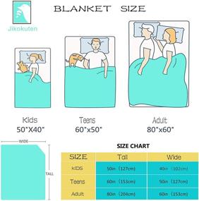 img 2 attached to 🛏️ Jikokuten Flannel Blanket: The Ultimate Lightweight Comfort for Bedding and Kids