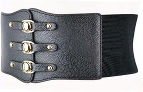 img 3 attached to 👗 Nanxson Vintage Decorative PDW0077 Black Women's Belt Accessories