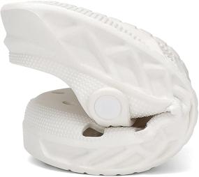 img 1 attached to 👶 Cosy and Comfy Nihaoya Toddler Slippers: Stylish Fleece Garden Boys' Shoes