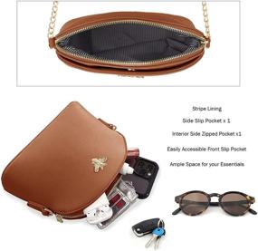 img 2 attached to 👜 Стильные кожаные сумки через плечо EMPERIA: женские сумки и кошельки с универсальным шармом