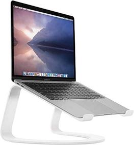 img 4 attached to 💻 Twelve South Curve: Ergonomic Desktop Cooling Stand for MacBooks and Laptops – Special Edition (White) – Ideal for Home or Office Use