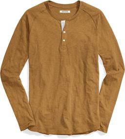 img 4 attached to Goodthreads Long Sleeve Lightweight Henley X Large Men's Clothing for Shirts