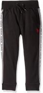 us polo assn little drawstring boys' pants logo