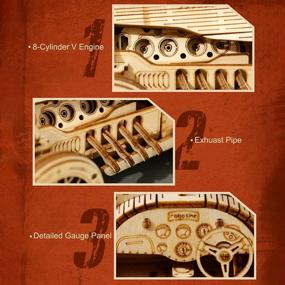 img 2 attached to 🧩 Best Brain Toys: ROKR Puzzle Mechanical Model Self Assembly Kits