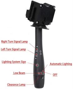 img 3 attached to 🔧 Высококачественная замена переключателя поворотов и переключателя противотуманных фар для Chevrolet Malibu 2004-2012, Pontiac G6 2005-2011 и Saturn Aura 2007-2009 - Заменяет D6253E, 20940369 SW8004.
