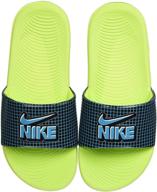 👟 пара мужских детских тапочек nike kawa little slide cw1656 600: удобная и стильная обувь для активных мальчиков логотип