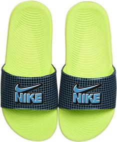 img 4 attached to 👟 Пара мужских детских тапочек Nike Kawa Little Slide CW1656 600: удобная и стильная обувь для активных мальчиков