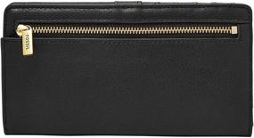 img 1 attached to Fossil Liza Slim Bifold Brown Women's Handbags & Wallets