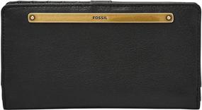 img 4 attached to Fossil Liza Slim Bifold Brown Women's Handbags & Wallets