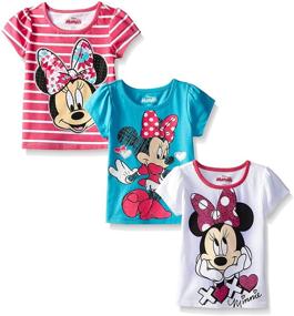 img 1 attached to 👚 Детские футболки с изображением Минни Маус от Disney - Детская одежда