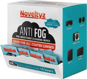 img 4 attached to 200 Individually Wrapped Pre-Moistened Eyewear Lens Anti Fog Wipes - Safely Clean Eyeglasses, Sunglasses, Screens, Electronics, Computer Monitors, Camera Lenses, and More!