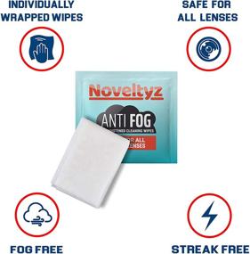 img 3 attached to 200 Individually Wrapped Pre-Moistened Eyewear Lens Anti Fog Wipes - Safely Clean Eyeglasses, Sunglasses, Screens, Electronics, Computer Monitors, Camera Lenses, and More!