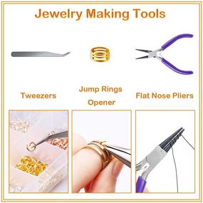 img 1 attached to 💍 Silver Jewelry Making Findings Kit - Gacuyi with Jump Rings, Lobster Clasps, Head Pins, Earring Clip, Earring Hooks Backs, and Beading Wires. Ideal for Adults and Beginners - Supplies and Repair.