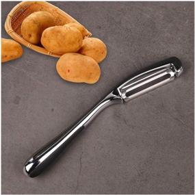 img 2 attached to Vegetable Peeler Stainless Vegetable Ergonomic Dishwasher