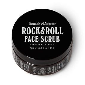 img 4 attached to 🚀 Triumph & Disaster Rock & Roll Face Scrub - Men's Exfoliator with Volcanic Ash and Green Clay - Natural Pore-Cleansing Scrub for Men, 5.11 Oz