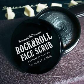 img 3 attached to 🚀 Triumph & Disaster Rock & Roll Face Scrub - Men's Exfoliator with Volcanic Ash and Green Clay - Natural Pore-Cleansing Scrub for Men, 5.11 Oz