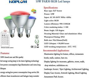 img 3 attached to HOPLOM Dimmable Floodlight Decoration with Changing Color