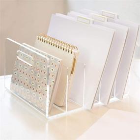 img 2 attached to 🗂️ Efficient Organization: Russell+Hazel Clear Acrylic Collator, 10” x 11.5” x 6.5”