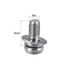 img 1 attached to Uxcell Stainless Phillips Machine Combine Fasteners and Screws