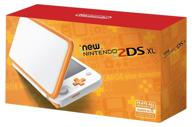 🎮 nintendo 2ds xl - white and orange логотип