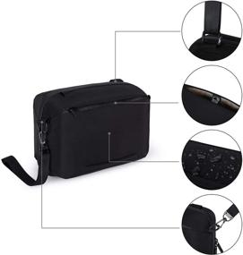 img 3 attached to 👝 MIZATTO Travel Electronics Organizer: Compact Tech Bag for iPad Mini Tablet, SD Card, USB Flash Drive, Hard Drives, Power Bank, Cable Cord & Kindle
