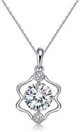 haiyin 925 sterling silver 12 zodiac sign cz cubic zirconia pendant necklace for women girls, 16-inch logo