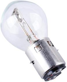 img 2 attached to 🛵 Poweka S2 12V 35/35w Chinese Scooter Light Bulb (2 Packs): Ideal for 50cc 150cc 250cc Znen Jonway Tank Baron