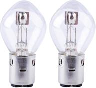 🛵 poweka s2 12v 35/35w chinese scooter light bulb (2 packs): ideal for 50cc 150cc 250cc znen jonway tank baron logo