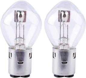 img 4 attached to 🛵 Poweka S2 12V 35/35w Chinese Scooter Light Bulb (2 Packs): Ideal for 50cc 150cc 250cc Znen Jonway Tank Baron