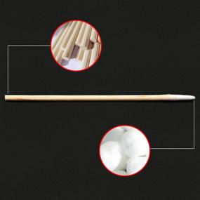 img 1 attached to 🌸 Whaline 400 Pieces Microblading Cotton Swab Tattoo Permanent Supplies: Perfect Makeup and Cosmetic Applicator Sticks in 2 Sizes!