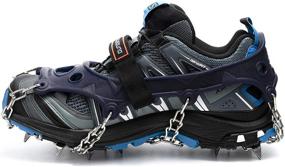 img 1 attached to 🥾 Hillsound Trail Crampon Ultra: Ice Traction Device with 18 Stainless Steel Spikes and 2 Year Warranty