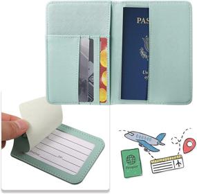 img 1 attached to Pieces Bridal Passport Covers Holder Travel Accessories