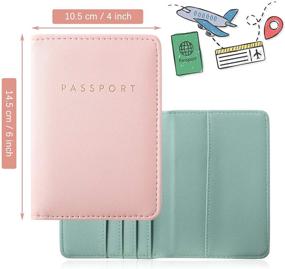 img 3 attached to Pieces Bridal Passport Covers Holder Travel Accessories