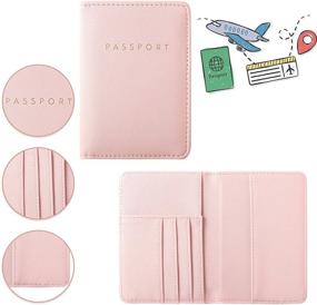 img 2 attached to Pieces Bridal Passport Covers Holder Travel Accessories