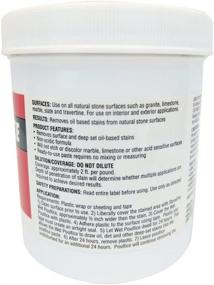 img 2 attached to 🧱 Stone Pro Wet Poultice: Ultimate Stain Removal for Natural Stone - 1 Pound