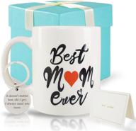 👩 mhrevyi best mom ever coffee mugs: a perfect gift set from daughter and son logo