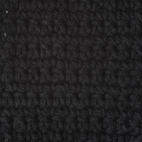 img 2 attached to 🧶 Phentex Worsted Yarn - 14 oz - Black - Single Ball