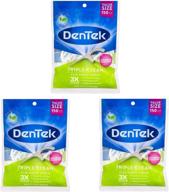 🦷 dentek triple clean floss picks, 150 count (pack of 3): convenient dental tools for thorough oral care logo