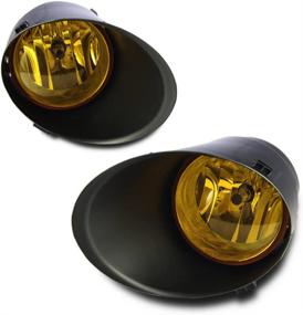 img 3 attached to Улучшение видимости: Противотуманные фонари Winjet для Toyota Tundra 2007-2013 с желтой линзой и полным комплектом проводки.