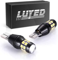 π‘ luyed 3030 chipsets: ultra bright 2200 lumens backup reverse lights for enhanced visibility - xenon white 921 912 w16w bulbs logo