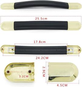 img 3 attached to 🧳 Premium Ma Suitcase Replacement Luggage Straps for Enhanced Travel Accessories