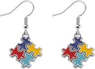 bnql autism awareness earring motivational logo