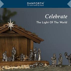 img 2 attached to DANFORTH Family Pewter Nativity Handcrafted