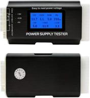 💻 reliable computer pc power supply tester with atx/itx/ide/hdd/sata/byi connectors and lcd screen logo