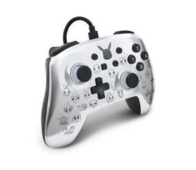 img 3 attached to Officially Licensed PowerA Enhanced Pikachu Black & Silver Wired Gamepad for Nintendo Switch Lite