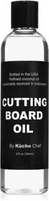 img 3 attached to 🪵 Premium USA-Made Natural Timber Cutting Board Oil - Crafted from Non-GMO Refined Coconut Oil, Responsibly Sourced. Safeguard your Wood Cutting Board, Free from Petrochemicals (Mineral Oil).