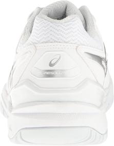 img 2 attached to ASICS Women's Gel Resolution Tennis Silver Athletic Shoes: Unbeatable Performance for Tennis Enthusiasts